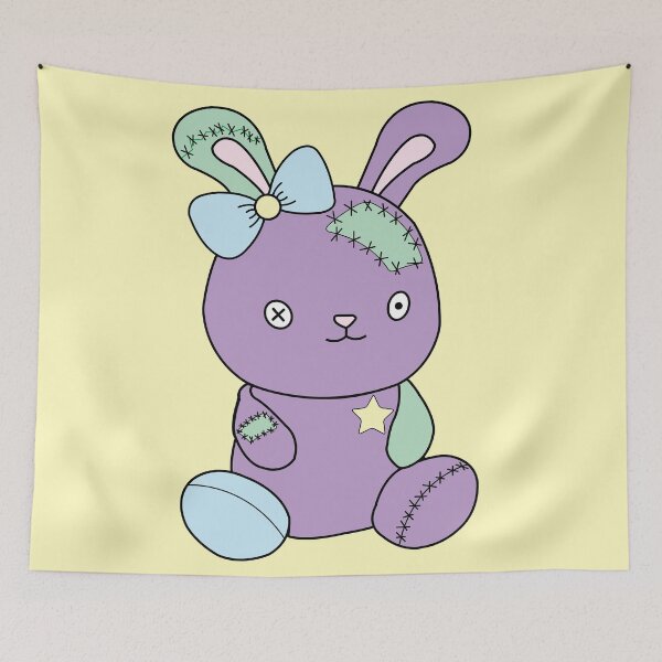 Item preview, Creepy Cute Pastel Bunny Rabbit designed and sold by ColorZoo.