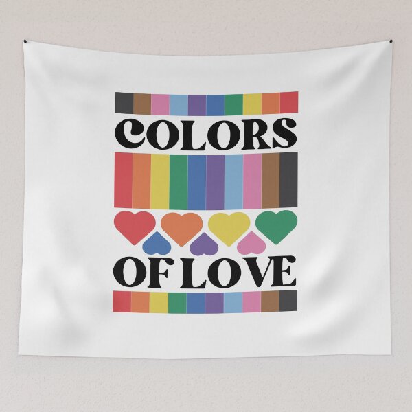 Item preview, The Colors of Love. LGBTQ Pride designed and sold by Subtle Pride Shop.