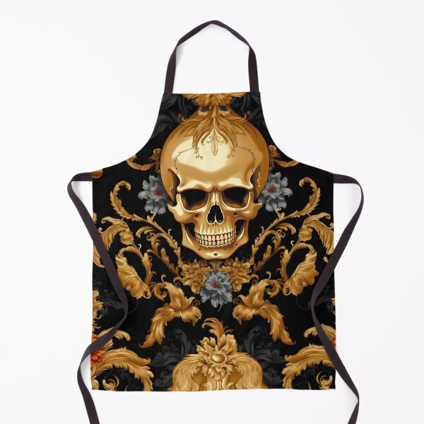 Item preview, Gilded Elegance: The Golden Skull designed and sold by SweetRepeat.