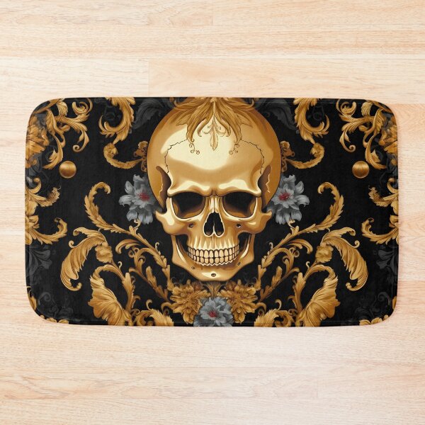 Item preview, Gilded Elegance: The Golden Skull designed and sold by SweetRepeat.