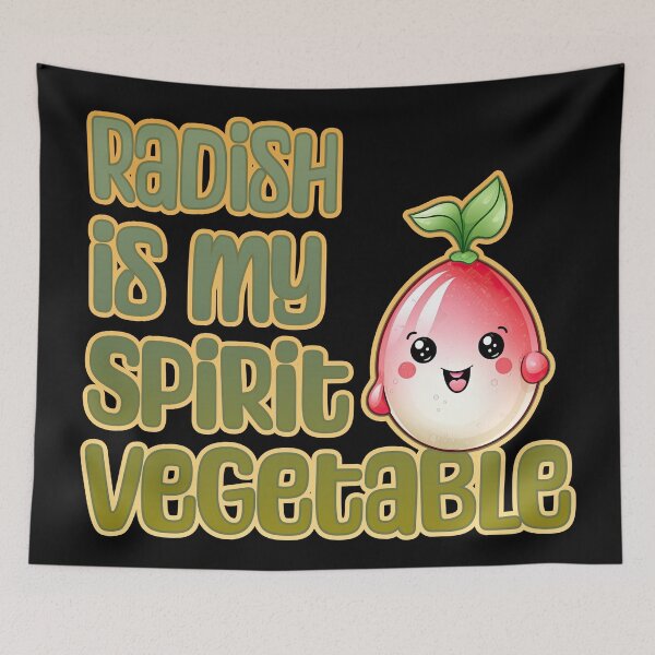 Artikelvorschau, Radish is My Spirit Vegetable entworfen und verkauft von danielliamgill.