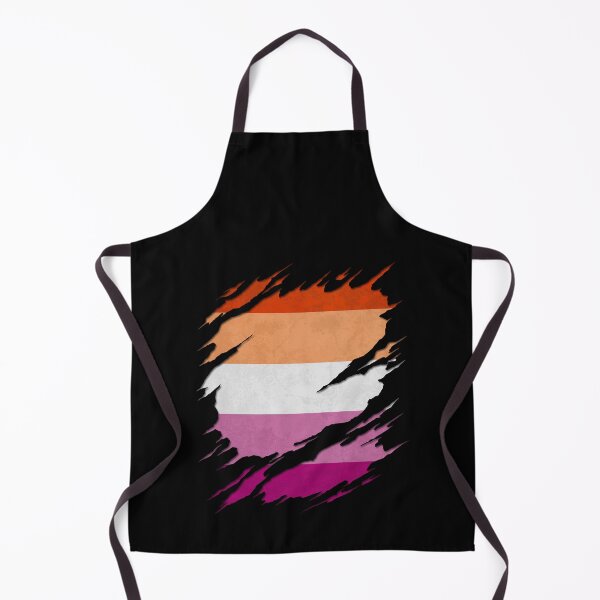 Item preview, Lesbian Pride Flag Ripped Reveal designed and sold by Patrick Hiller.