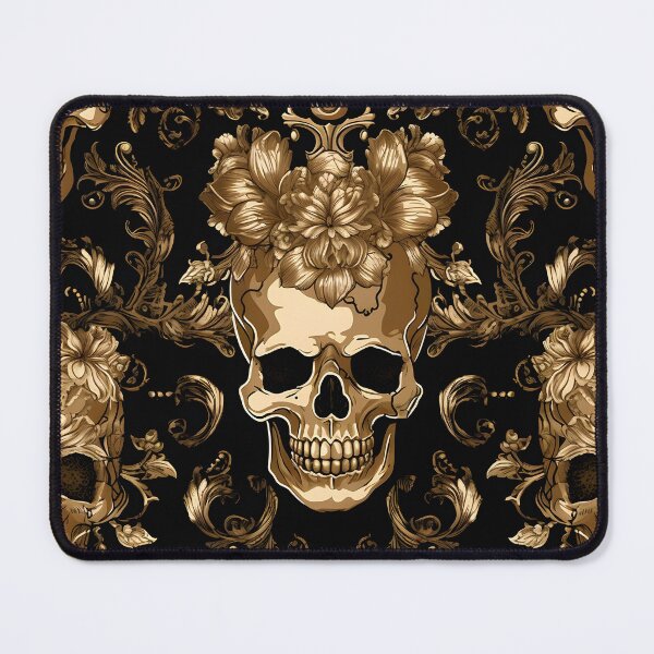 Item preview, Baroque Elegance: Intricate Skull Pattern designed and sold by SweetRepeat.