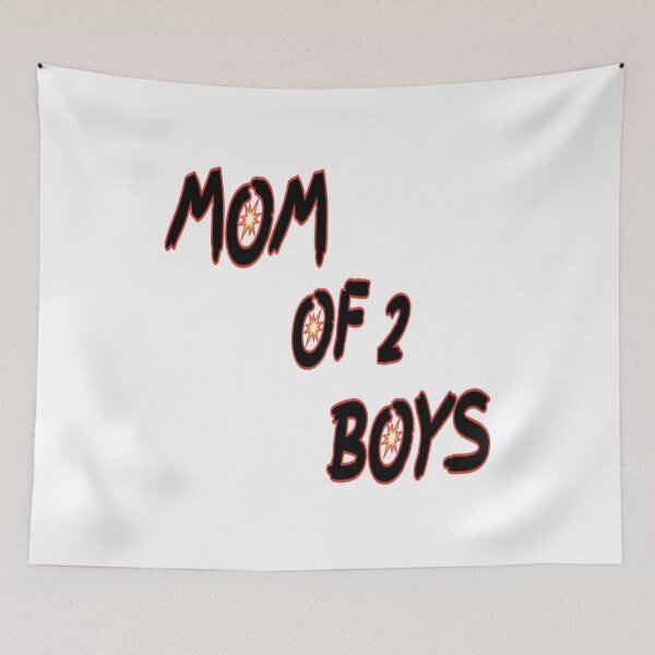 Item preview, MOM OF 2 BOYS designed and sold by RendoRed.