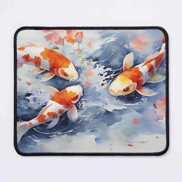 Item preview, Graceful Watercolor Carps Trio designed and sold by NathalieRached.