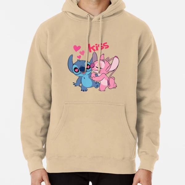 kisses STITCH and angel