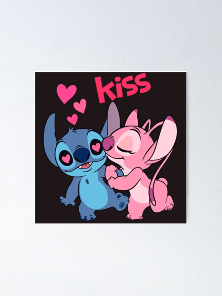 stitch and angel Poster by Reality Fan