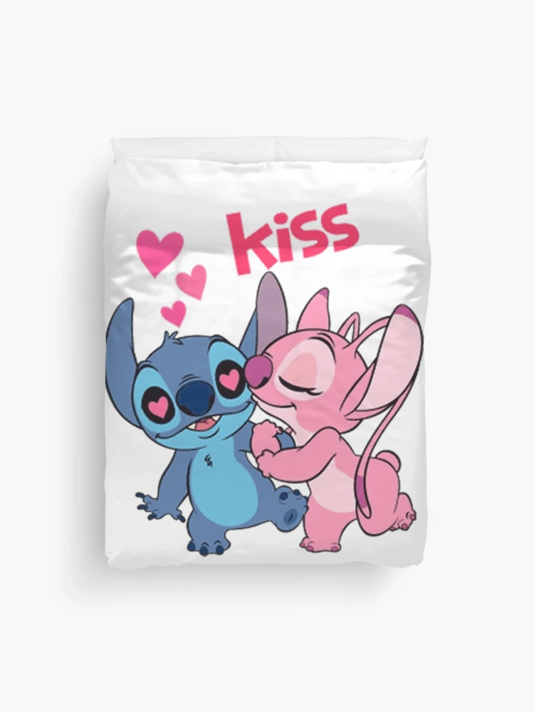 Stitch And Angel Kissing Rug –