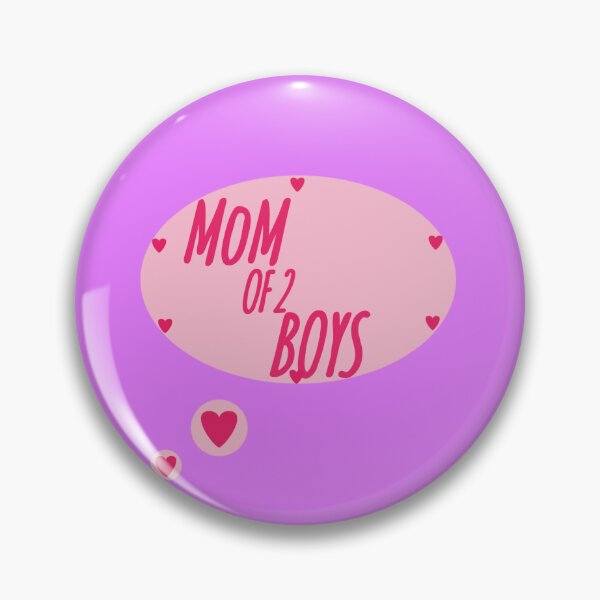 Item preview, MOM OF 2 BOYS designed and sold by RendoRed.