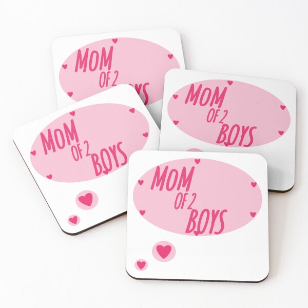 Item preview, MOM OF 2 BOYS designed and sold by RendoRed.