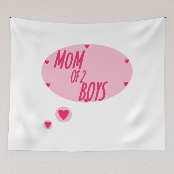 Item preview, MOM OF 2 BOYS designed and sold by RendoRed.