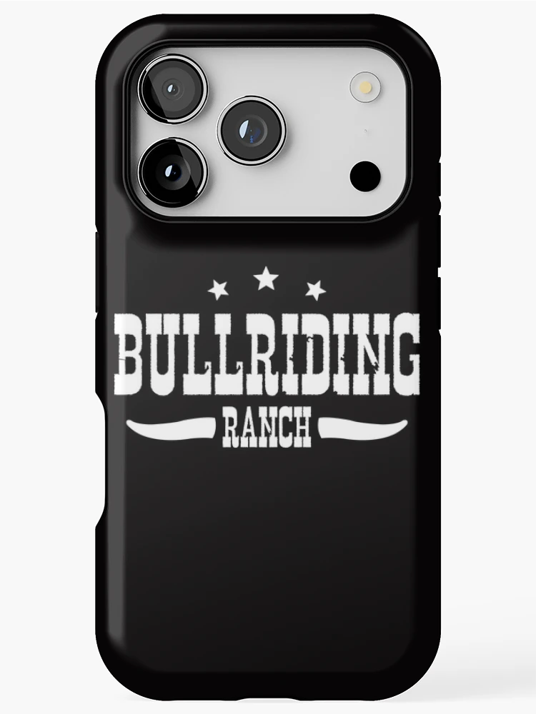 Thumbnail 1 of 4, iPhone Case, Bull Riding Ranch white designed and sold by RicardoPeragua.