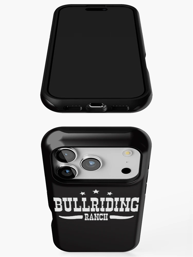 Thumbnail 3 of 4, iPhone Case, Bull Riding Ranch white designed and sold by RicardoPeragua.