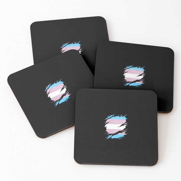 Item preview, Transgender Pride Flag Ripped Reveal designed and sold by Patrick Hiller.