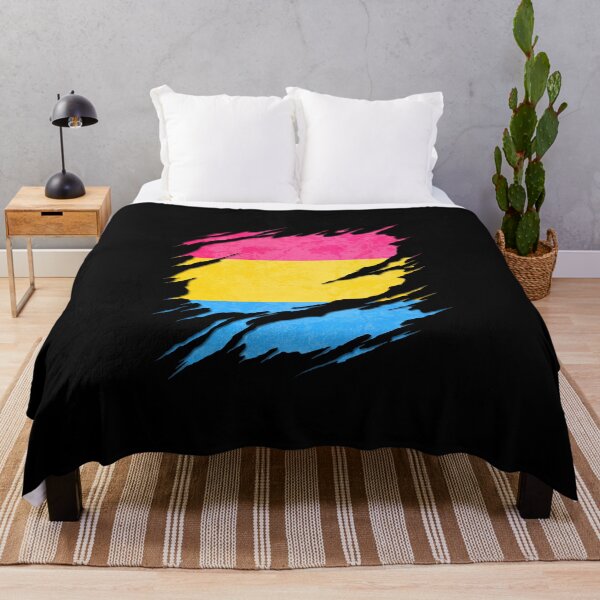 Item preview, Pansexual Pride Flag Ripped Reveal designed and sold by Patrick Hiller.