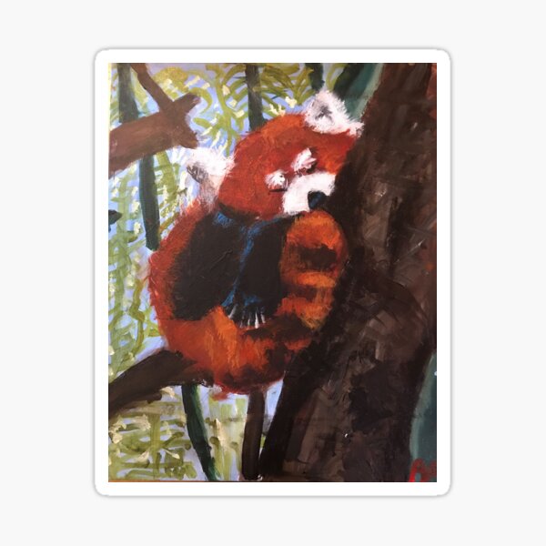 red panda  Sticker