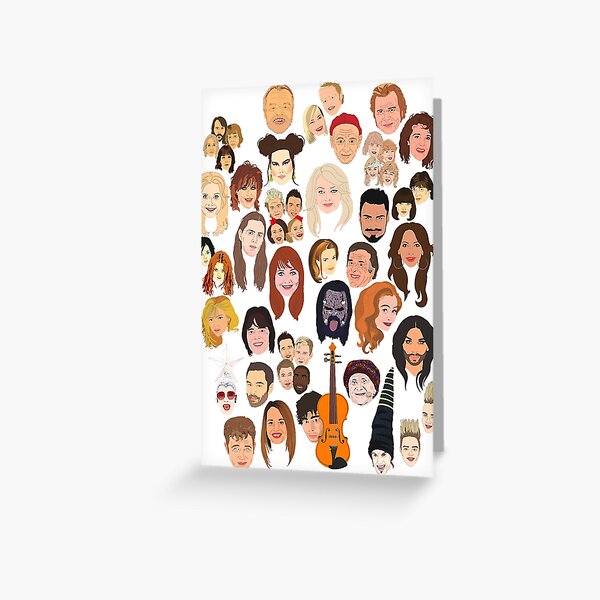 Item preview, Icons of the Eurovision Song Contest designed and sold by yuyuhleeshop.