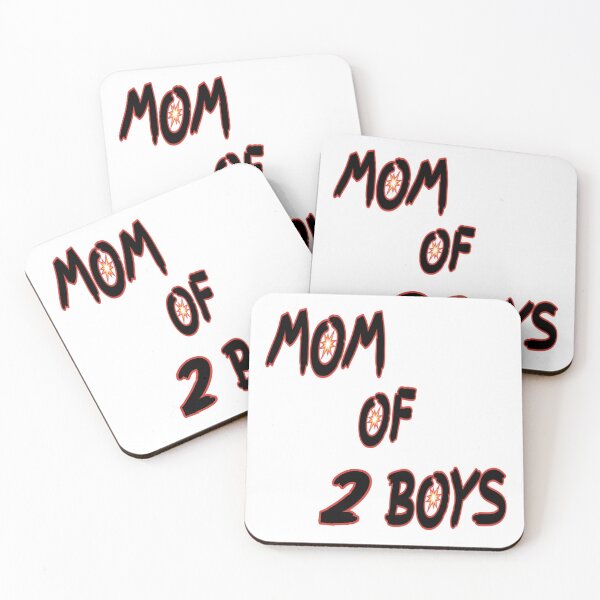 Item preview, MOM OF 2 BOYS designed and sold by RendoRed.