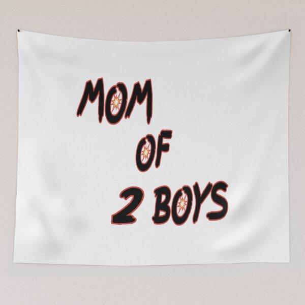 Item preview, MOM OF 2 BOYS designed and sold by RendoRed.