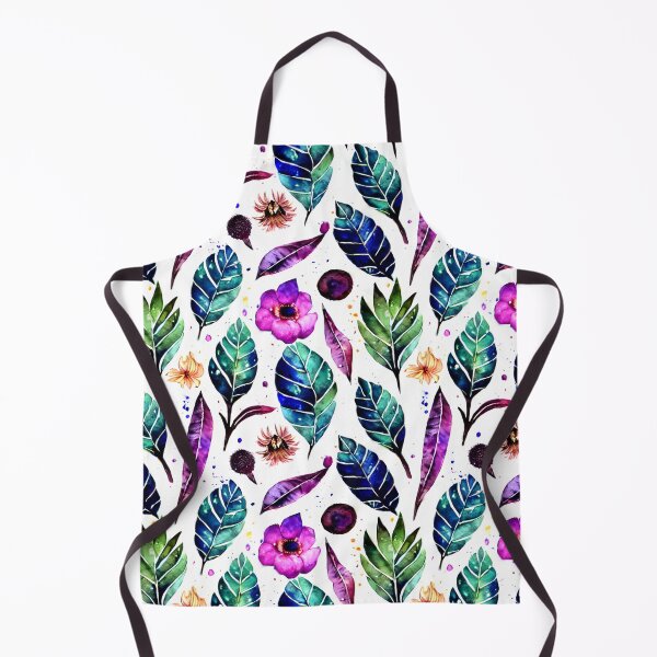 Item preview, Colourful Summer Floral Botanical Watercolour Pattern - large Print designed and sold by Sarah Wainwright.