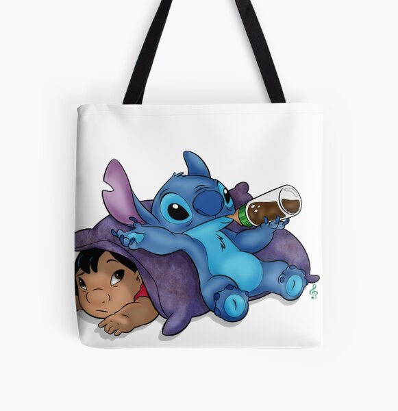 Disney Lilo and Stitch Angel Heart Kisses2 Weekender Tote Bag by