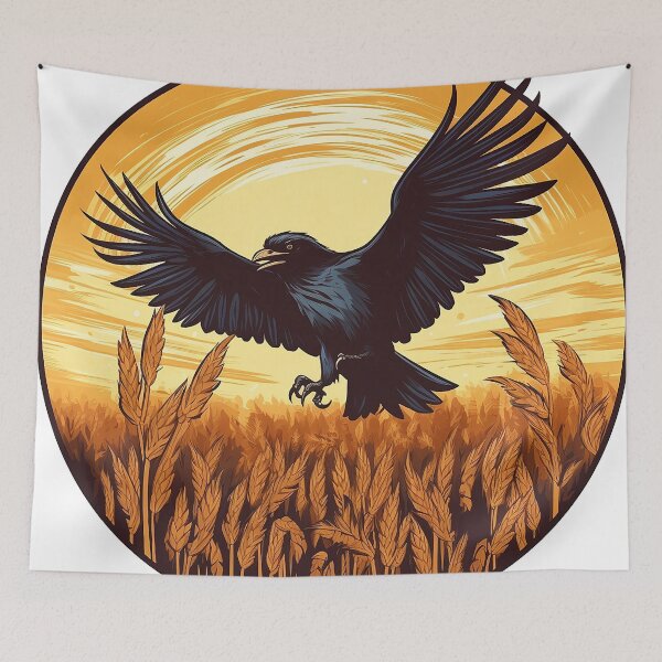 Item preview, Crow over Gold designed and sold by PyramidSchmear.