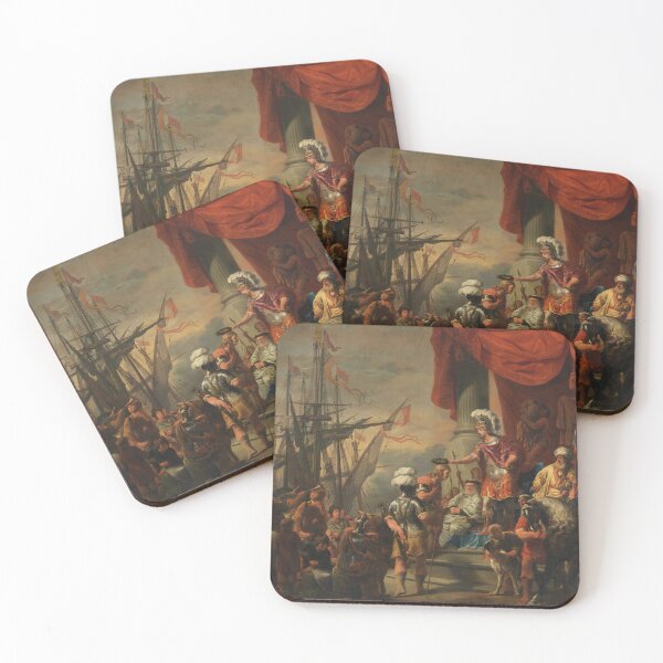 Item preview, Aeneas Crowning Cloanthus | Ferdinand Bol | 1663 Greek Mythology Art designed and sold by CJET.