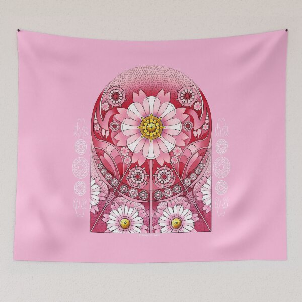 Item preview, Stainglass Equinox - Sakura Pink designed and sold by Make-It-Mico.
