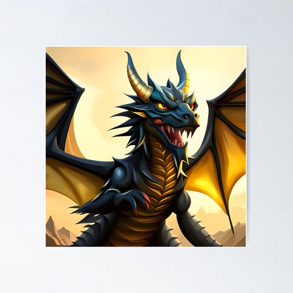 The Black Dragon Ythris Poster