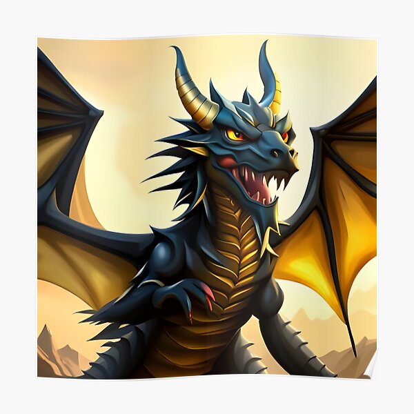 The Black Dragon Ythris Poster