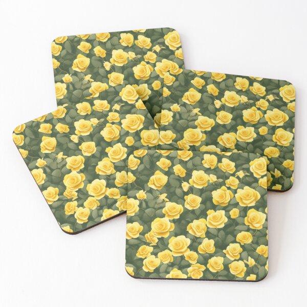 Item preview, Wall of Yellow Roses designed and sold by lspanos.