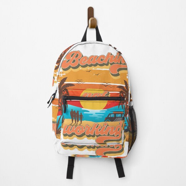 Item preview, Beaching not working Retro quote groovy teacher vacation designed and sold by HomeCoquette.