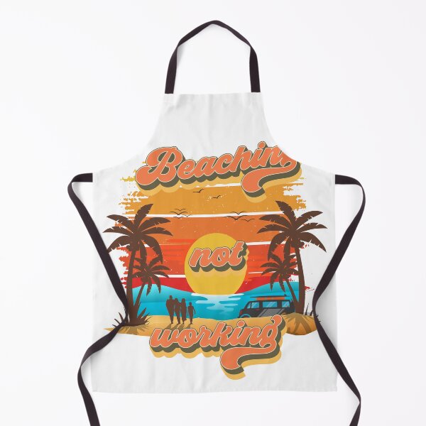 Item preview, Beaching not working Retro quote groovy teacher vacation designed and sold by HomeCoquette.