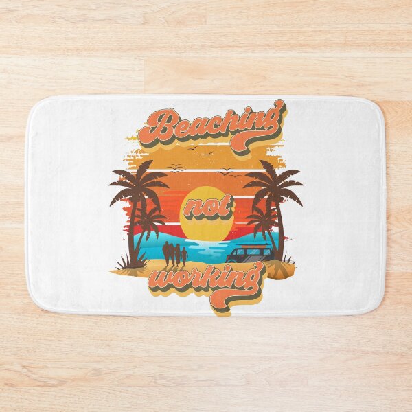 Item preview, Beaching not working Retro quote groovy teacher vacation designed and sold by HomeCoquette.