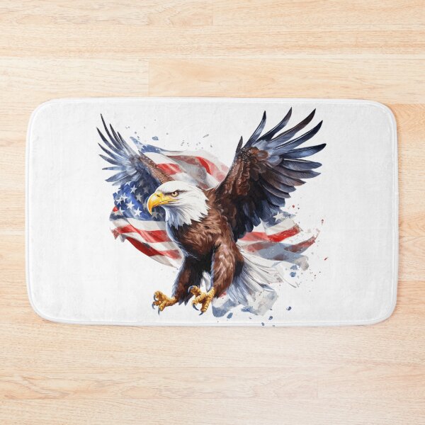 Item preview, Patriotic American Bald Eagle designed and sold by Pit Bull Ink.