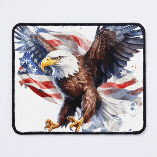 Item preview, Patriotic American Bald Eagle designed and sold by Pit Bull Ink.