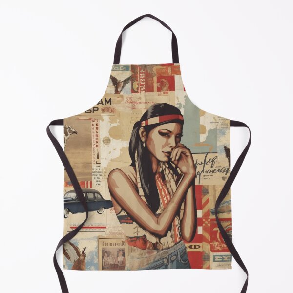 Item preview, America Beauty Retro Vintage Patchwork Collage Pattern of Americana designed and sold by BrandonArtWorld.