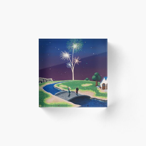 New Year Acrylic Block