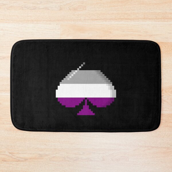 Item preview, Asexual Pride Pixel Ace of Spades designed and sold by Patrick Hiller.