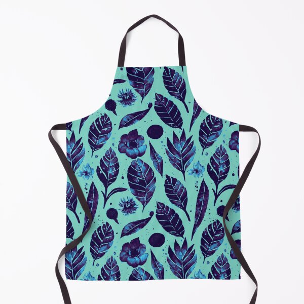 Item preview, Teal and blue Floral Botanical Watercolour Pattern designed and sold by Sarah Wainwright.