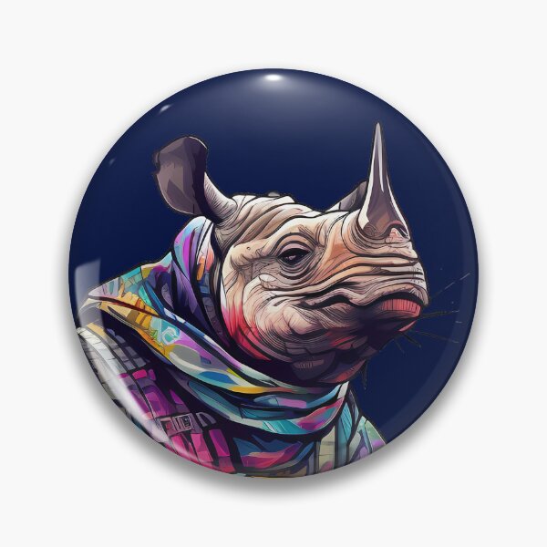 Item preview, Rambo the Tactical Rhino designed and sold by MojoMcFunk.
