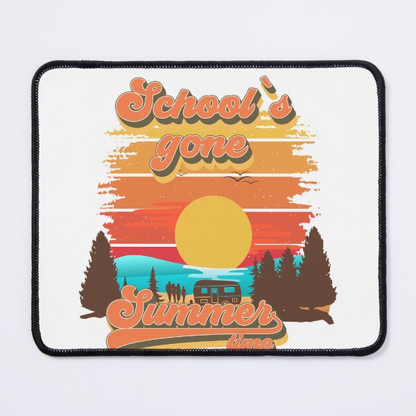 Item preview, Schools gone summer time Retro quote groovy teacher vacation designed and sold by HomeCoquette.