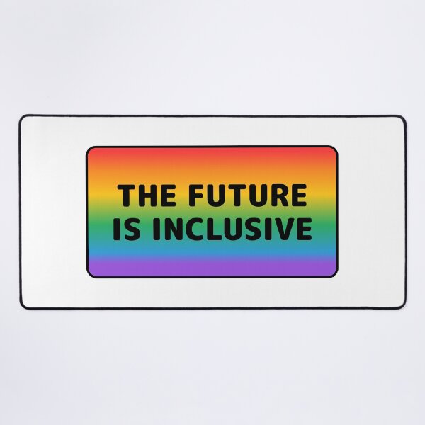 Item preview, The Future Is Inclusive - Pride Rainbow designed and sold by Inspirationmotivation.