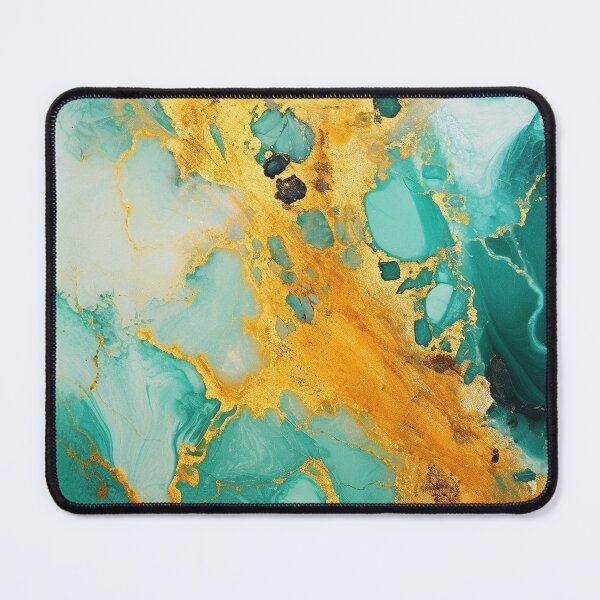 Item preview, Green Meadow Delight" marble pattern designed and sold by EmeraldeaArt.
