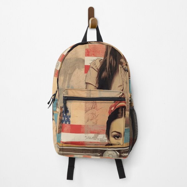 Item preview,  America Beauty Retro Vintage Patchwork Collage Pattern of Americana designed and sold by BrandonArtWorld.