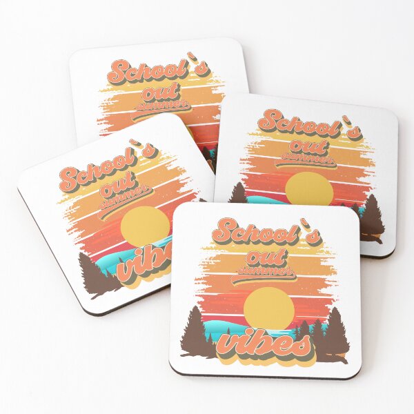 Item preview,  Schools out summer vibes Retro quote groovy teacher vacation designed and sold by HomeCoquette.