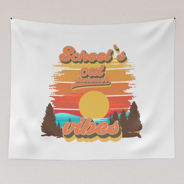Item preview,  Schools out summer vibes Retro quote groovy teacher vacation designed and sold by HomeCoquette.
