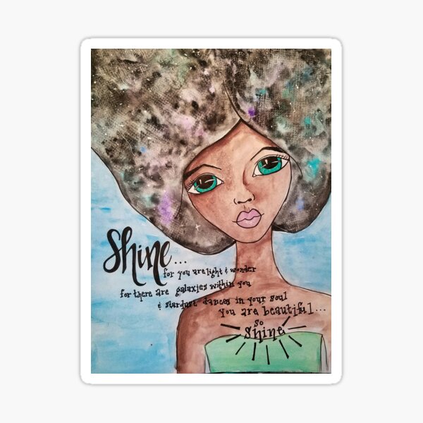 Stardust Girl-Shine Sticker