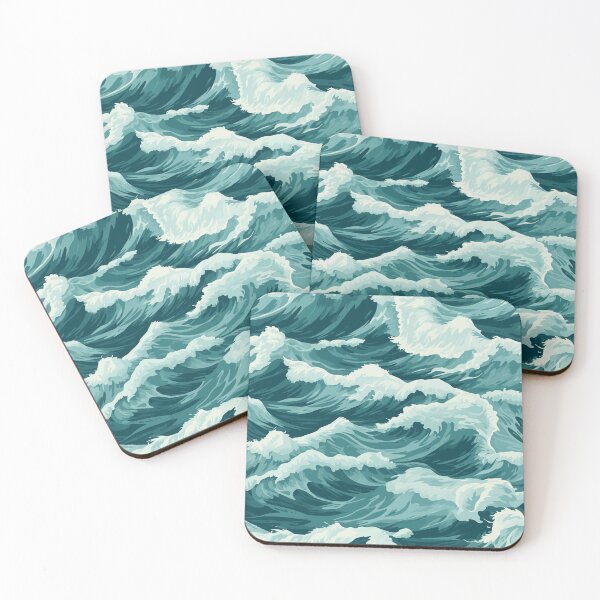Item preview, Patternopolis realistic sea design designed and sold by SpicyGraphicArt.