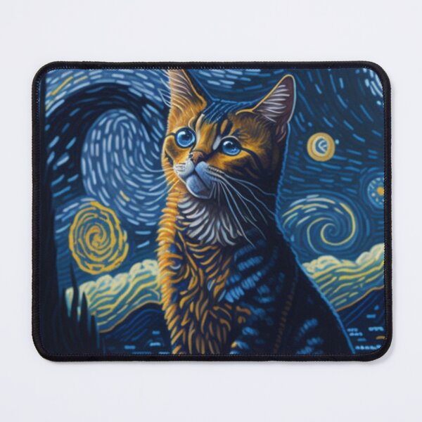 Item preview, Starry Night Cat designed and sold by itzbart.